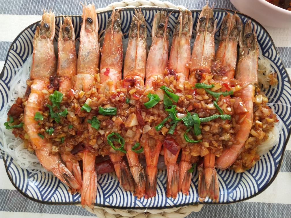 蒜蓉粉丝虾的做法