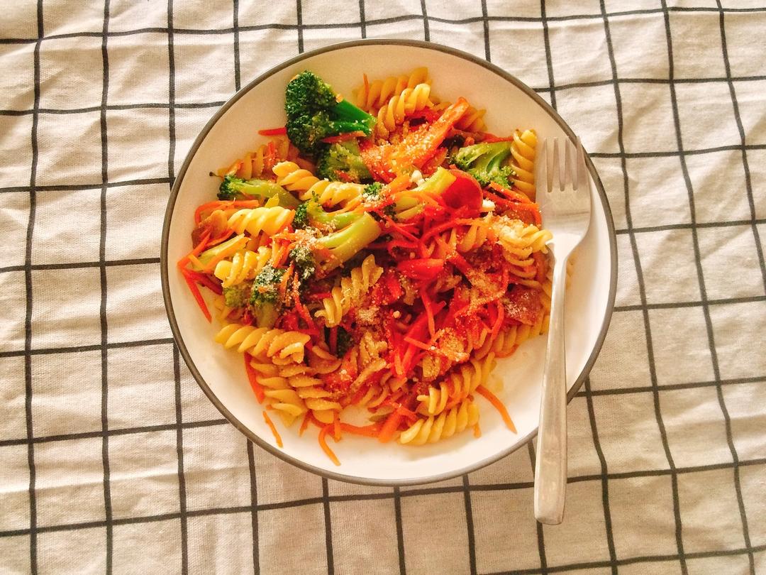 【山姆通心粉】虾仁时蔬炒意粉