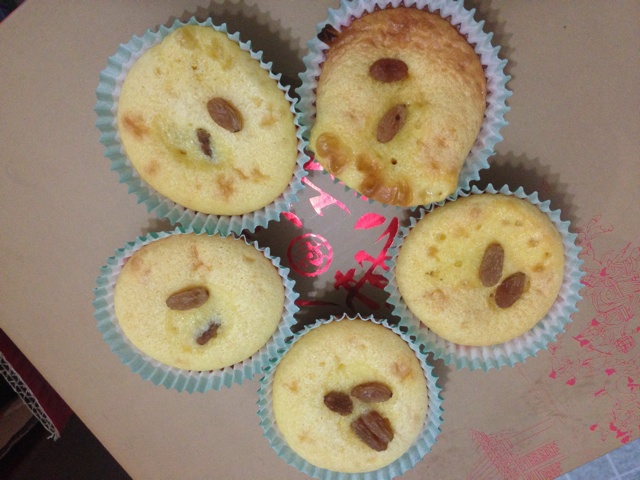 快手香蕉纸杯蛋糕