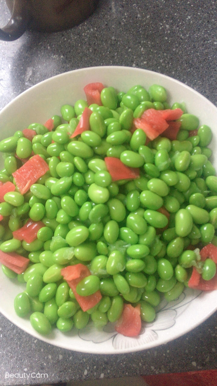 清炒毛豆粒