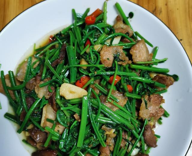 水蕨菜炒肉
