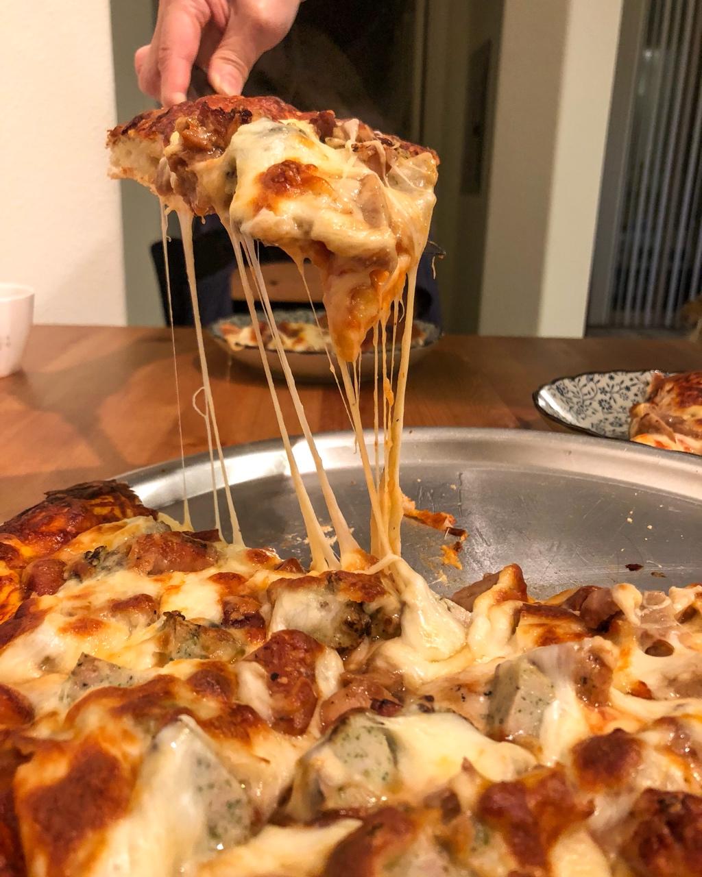 自制厚底披萨面饼