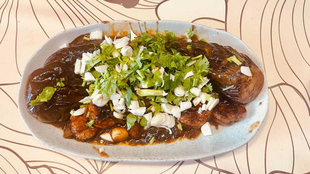 蝦仁煉蓑衣茄子