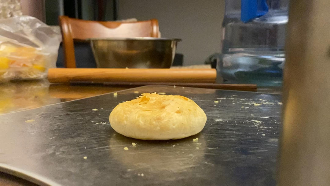 酥皮绿豆饼   酥得掉渣渣