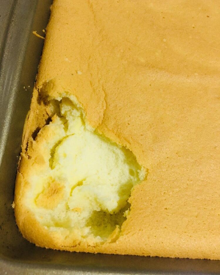 烤箱做蛋糕（戚风蛋糕的做法）