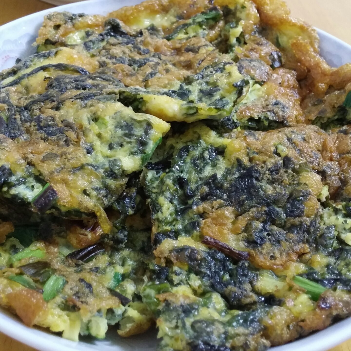 紫菜煎蛋饼