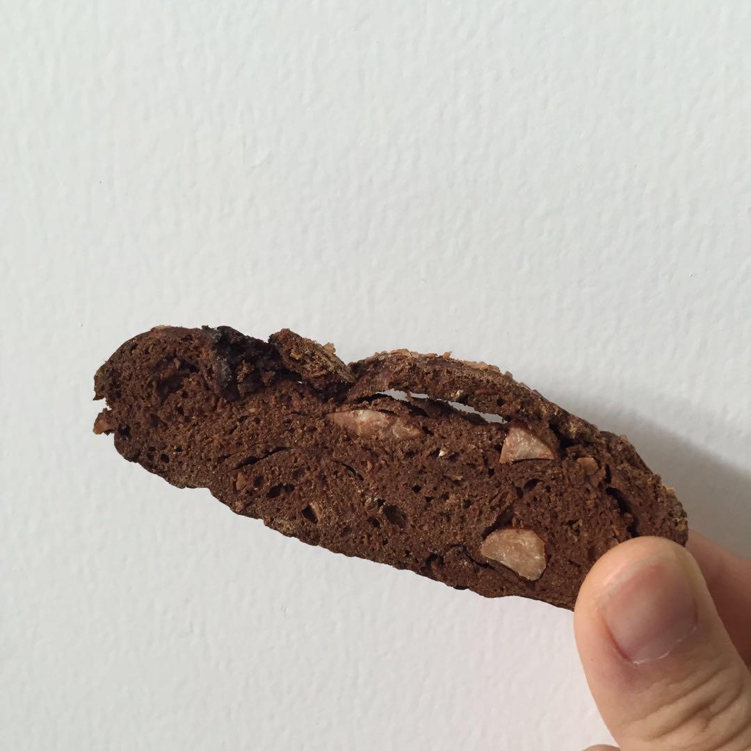 无油杏仁巧克力意式脆饼丨健康·零食（附7个意式脆饼成功要点）