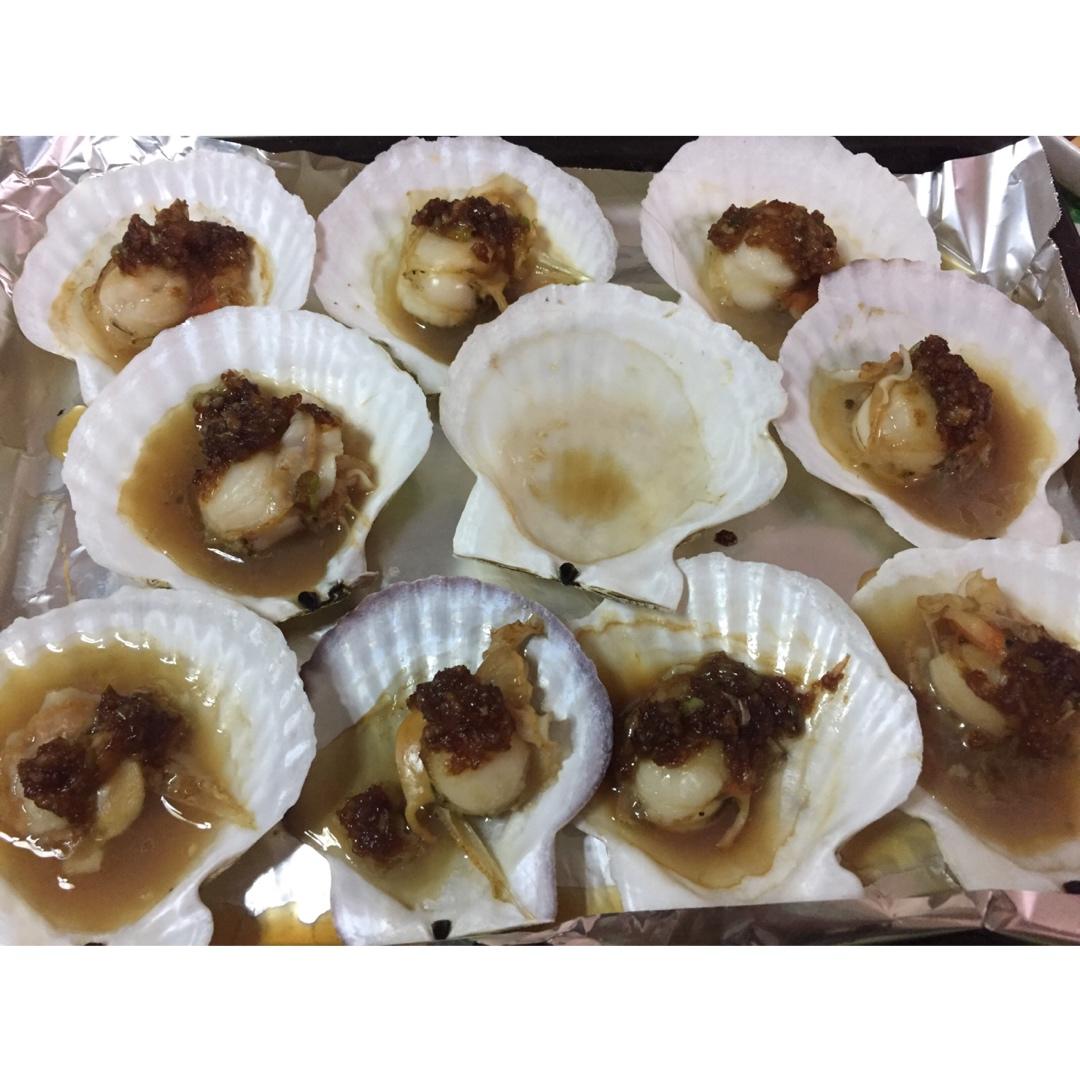 烤蒜蓉扇贝