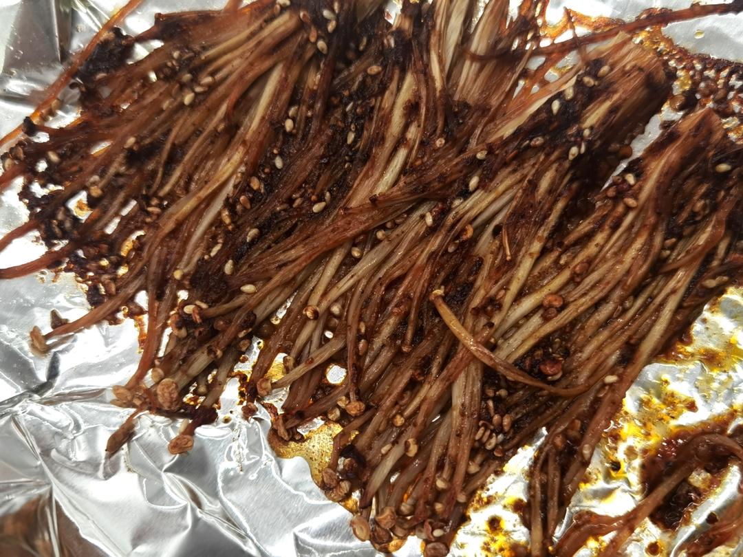 ㊙️制酱料❗️巨好吃烤金针菇！