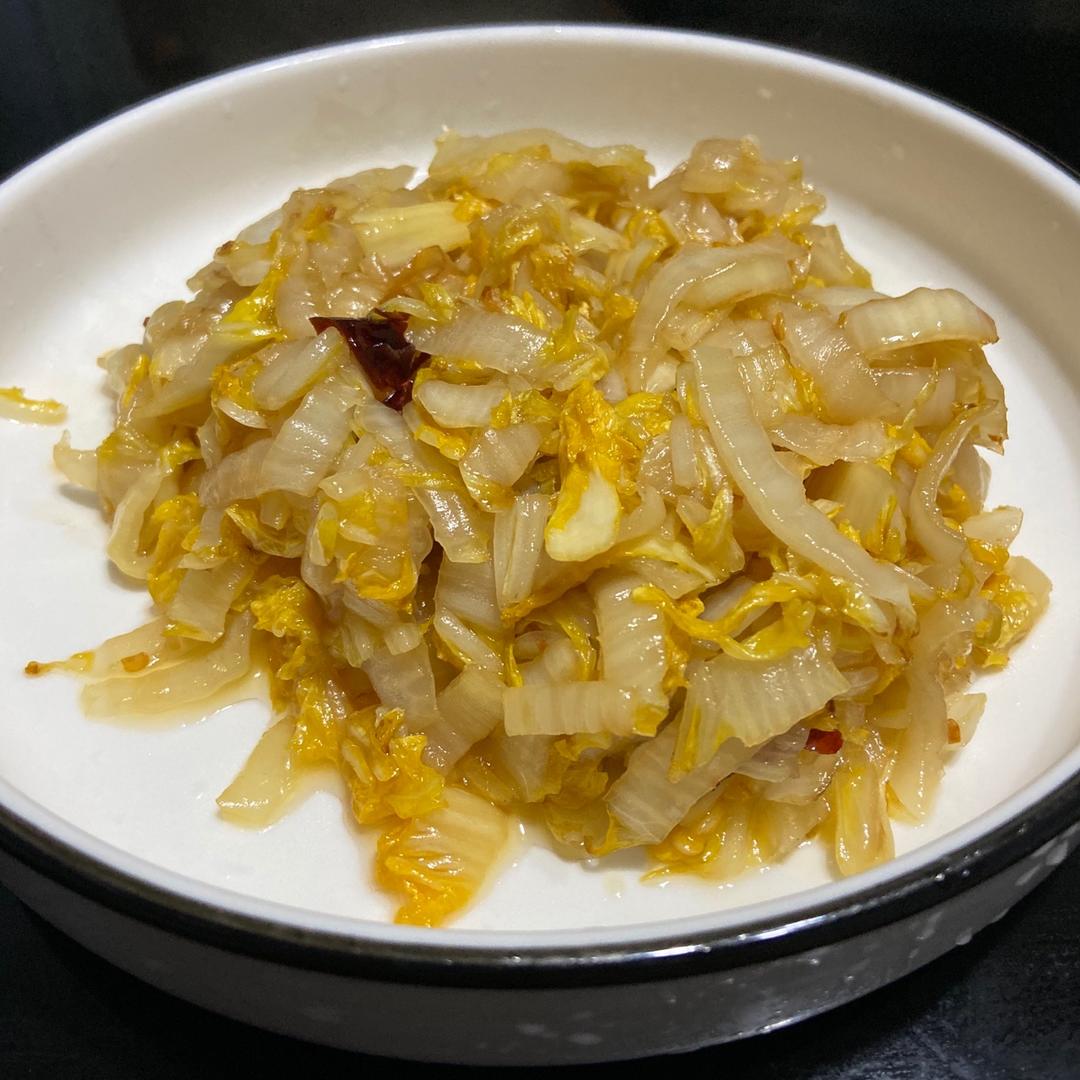 超快手简易酸菜