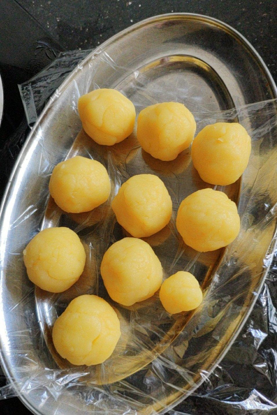 奶黄馅制作