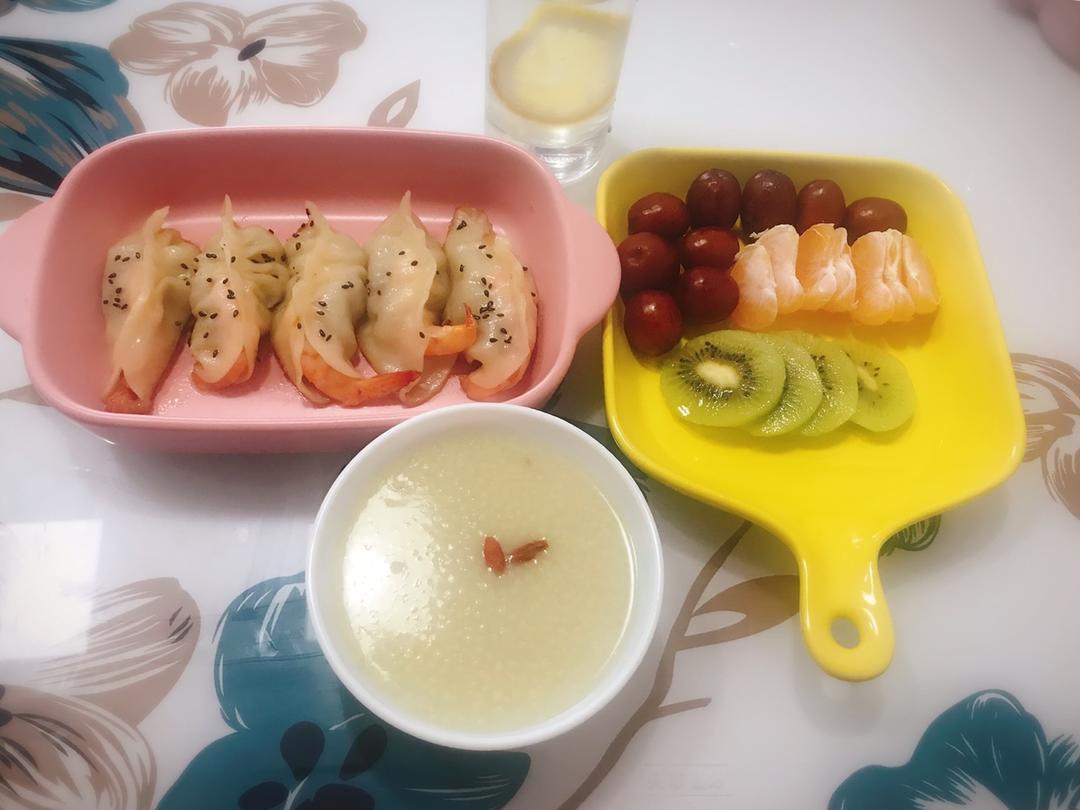 生煎猪肉虾饺