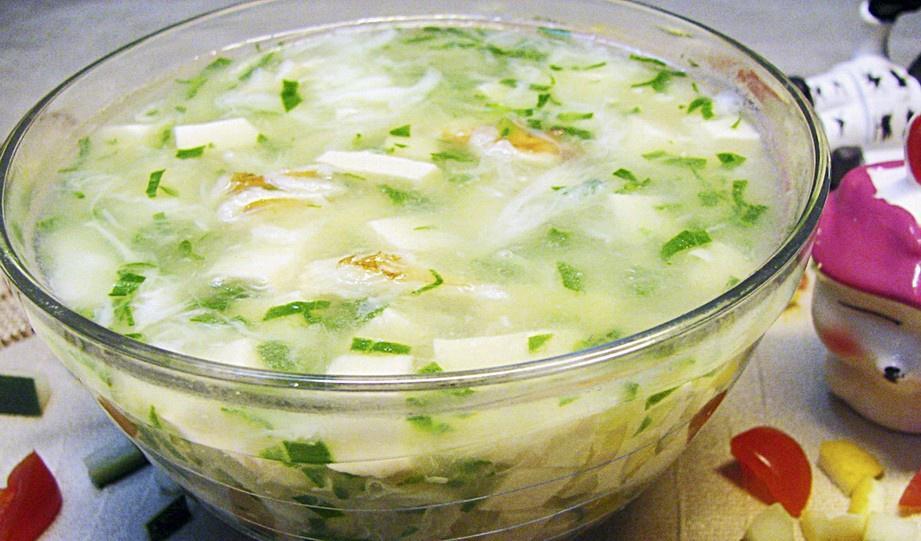 蟹肉豆腐羹的做法