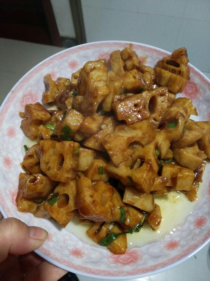 酸甜的开胃菜-  糖醋藕丁