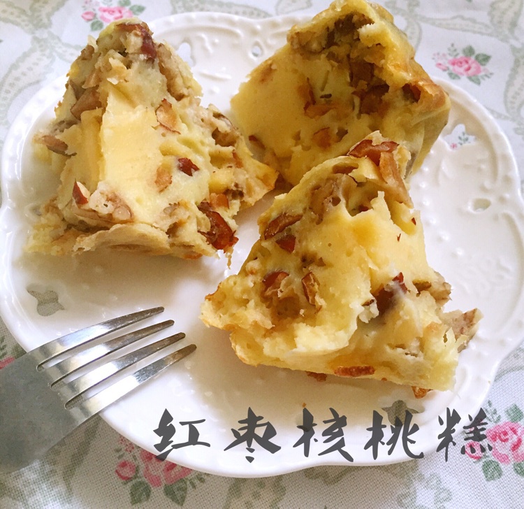 红枣核桃糕