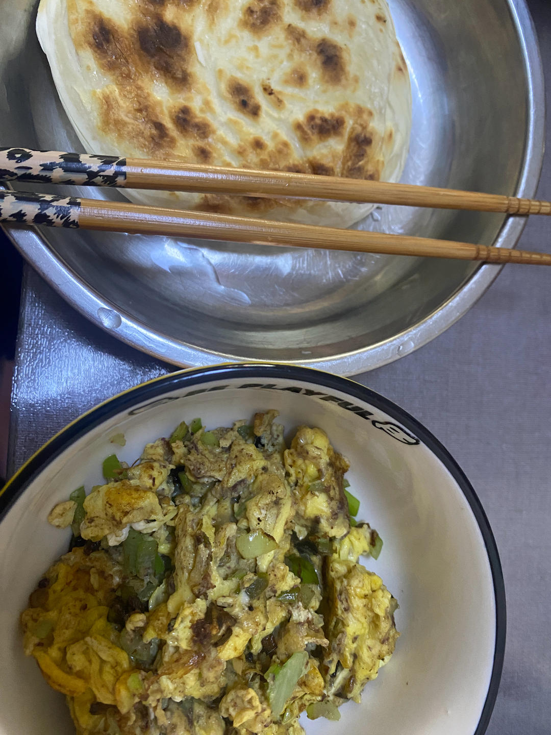 辣炒虾酱鸡蛋