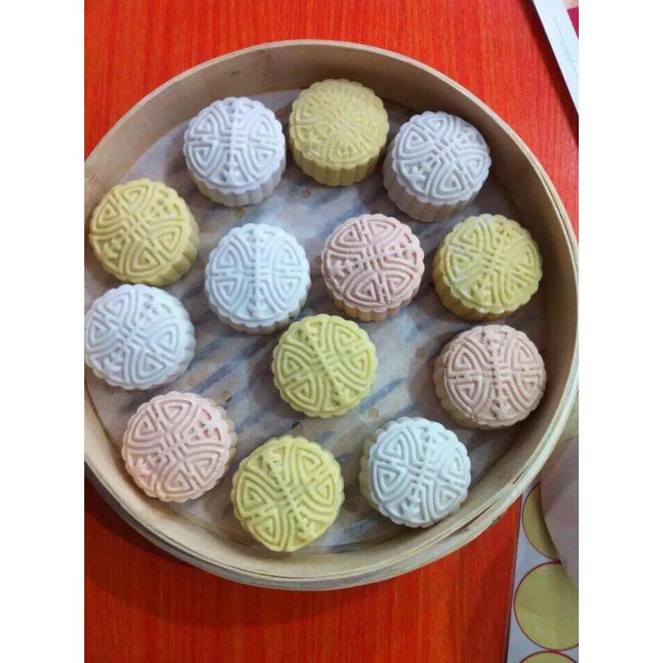 超级简单抹茶果子米饼