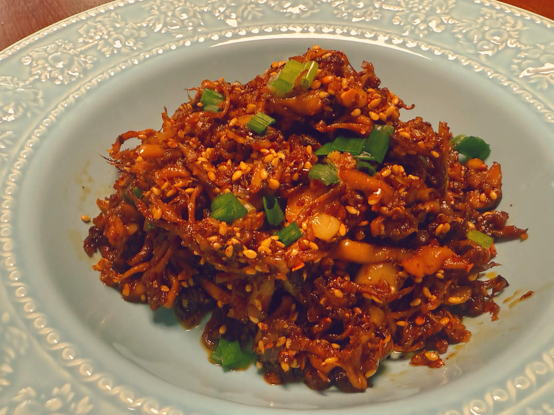 越嚼越香‼️比肉还要好吃👉干煸孜然杏鲍菇