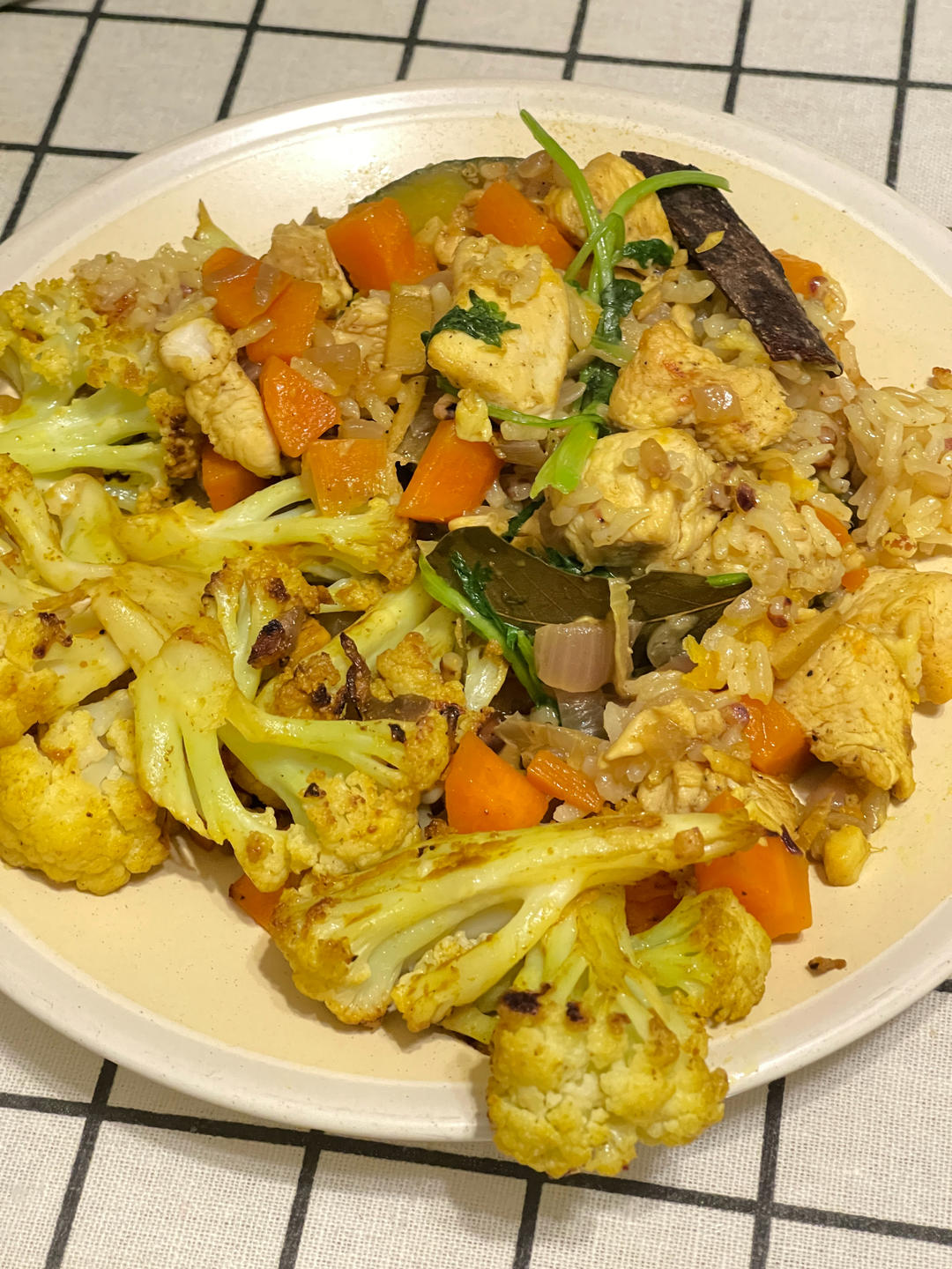 姜黄杂锦焖饭，适合中国胃