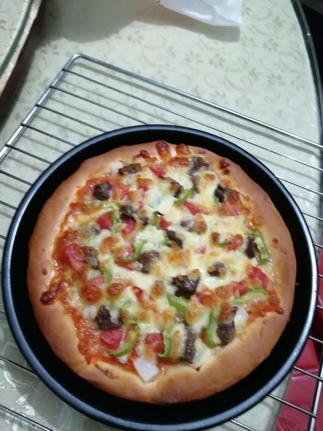 辣味牛肉披萨