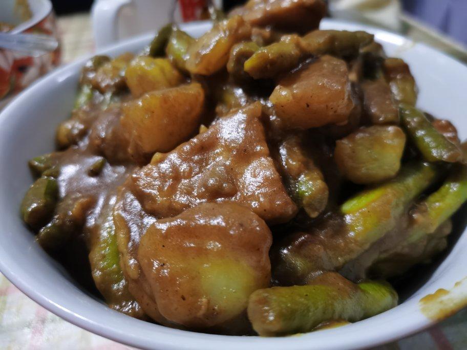 超简单的家常菜—芸豆炖土豆
