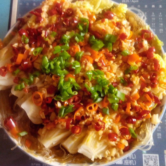 蒜蓉粉丝娃娃菜