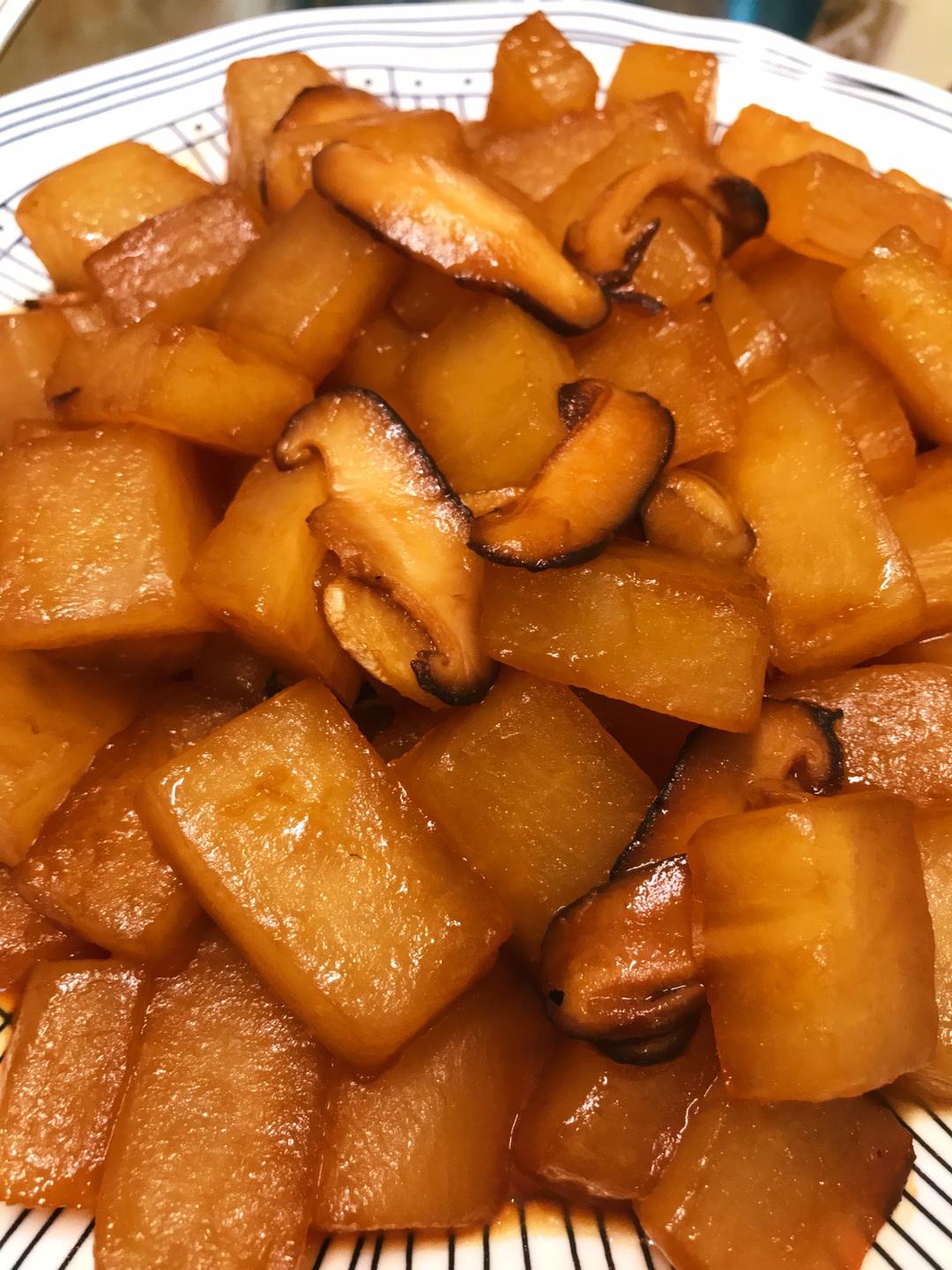 香菇烧萝卜「减肥&低脂」的做法