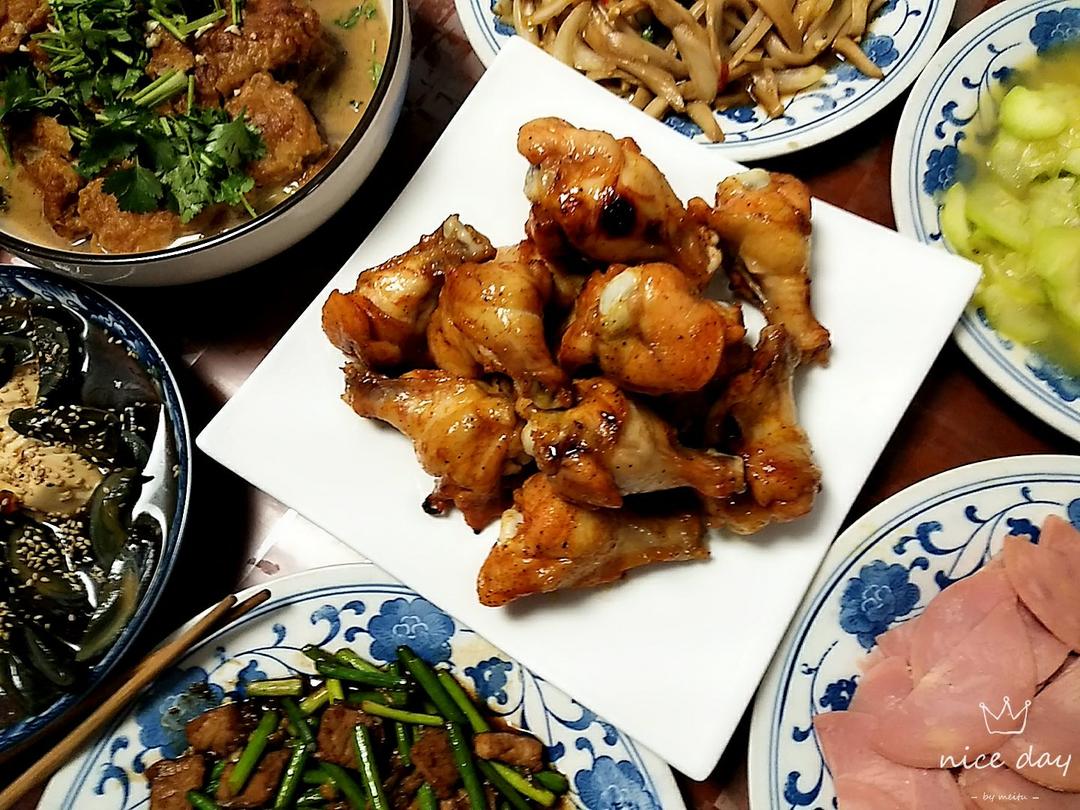 新奥尔良烤小鸡腿