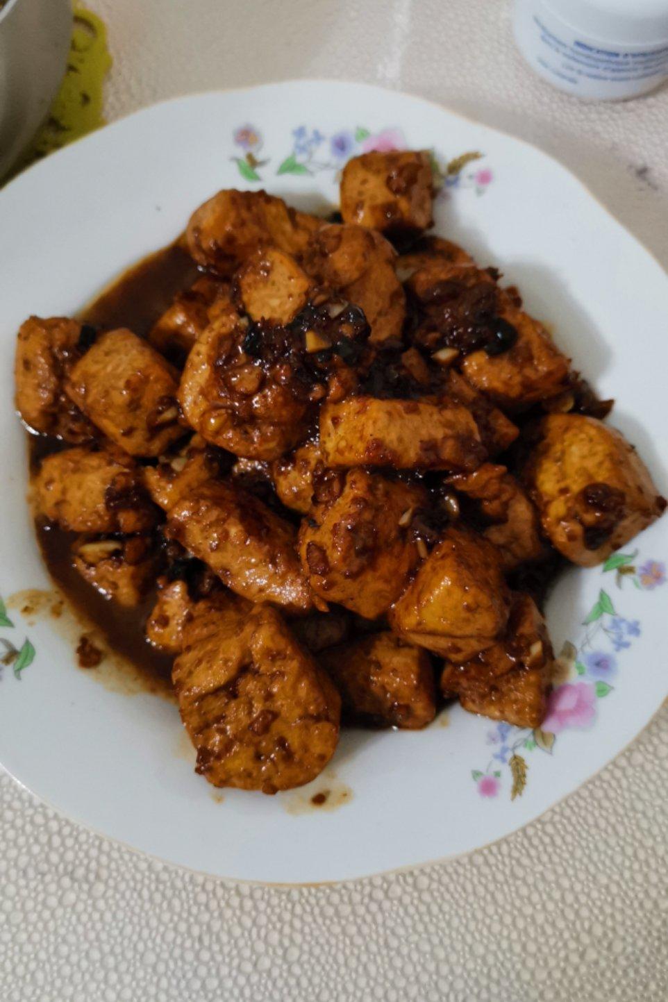 无敌好吃的香煎豆腐