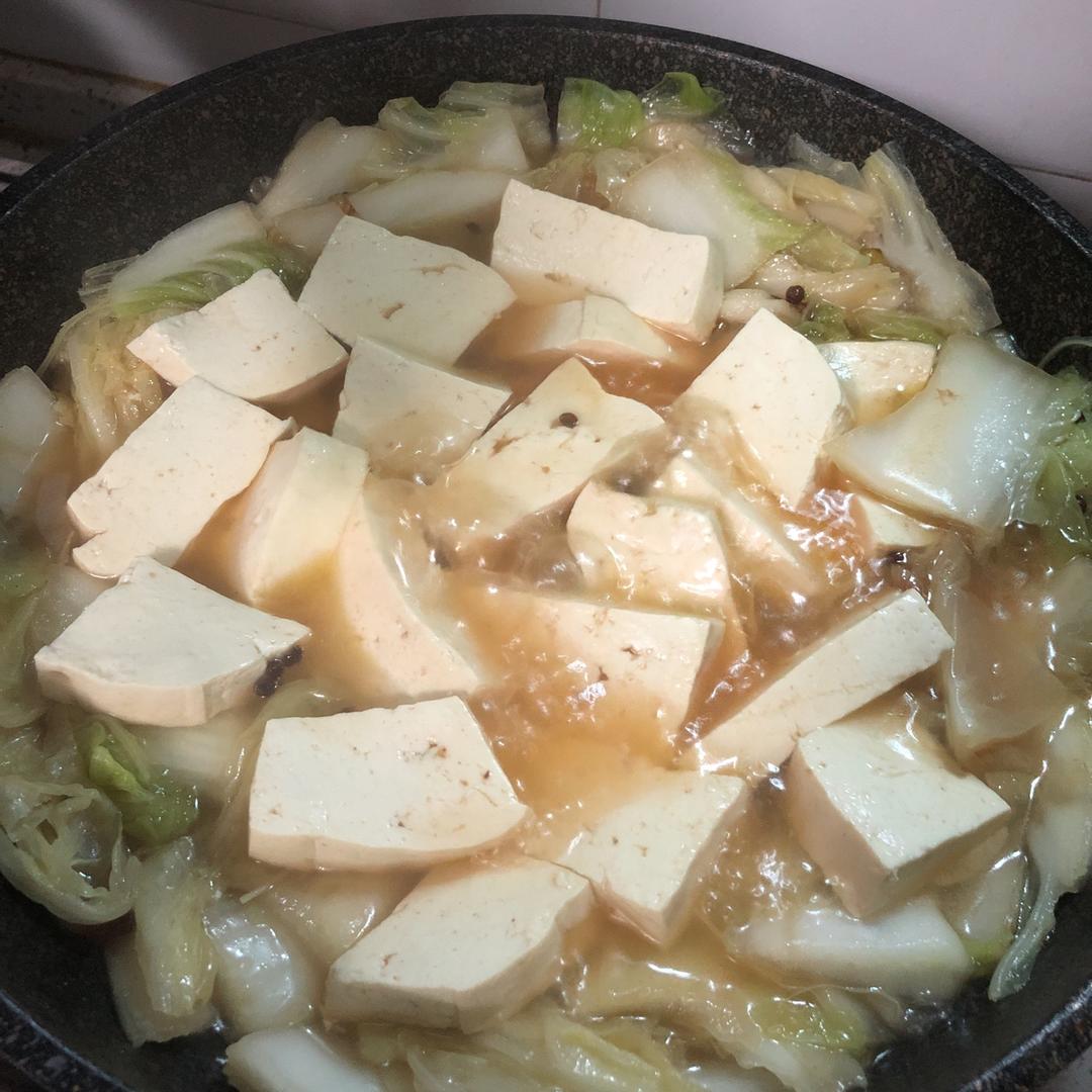 家常菜 白菜炖豆腐 懒猫儿_r做的白菜炖豆腐 懒猫儿_r