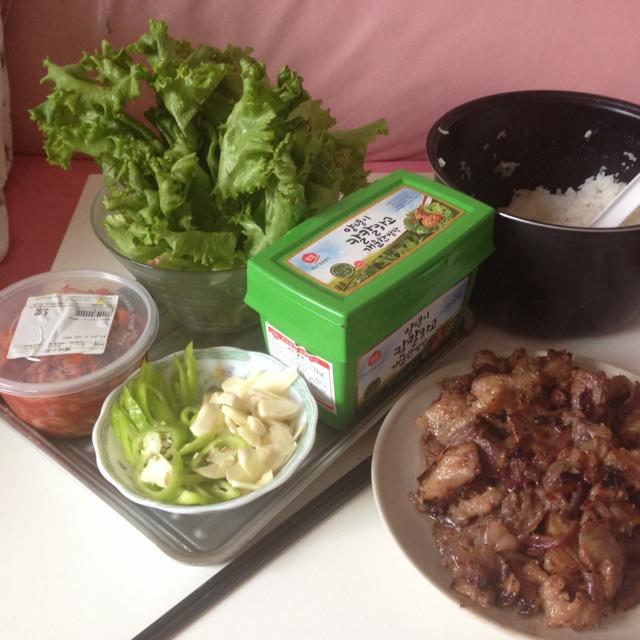韩式包肉的做法