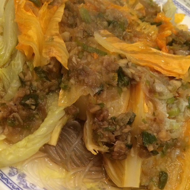 蒜蓉粉丝蒸娃娃菜