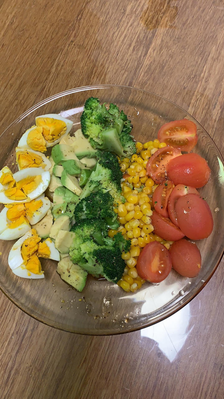 cobb salad考伯沙拉🥗高颜值彩虹沙拉🌈附低卡油醋汁配方