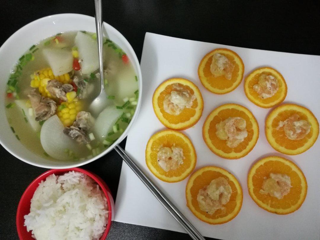欢喜做年菜：鲜橙腰果沙拉酥虾