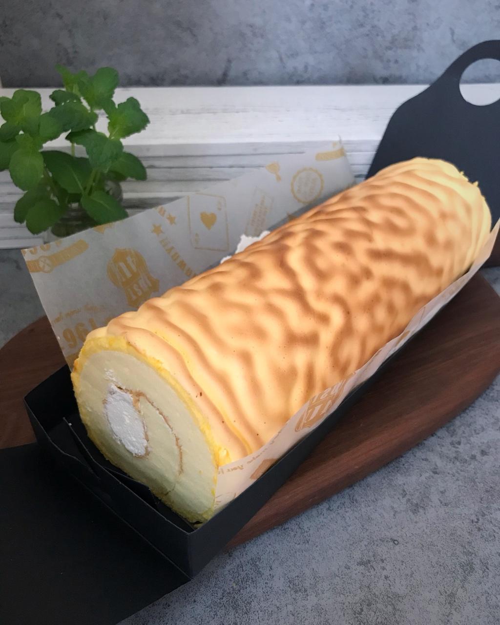 花纹图案蛋糕卷