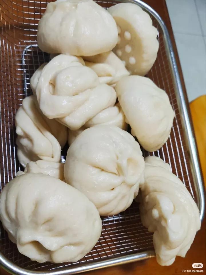 西葫芦鸡蛋虾仁包子（一次发酵）