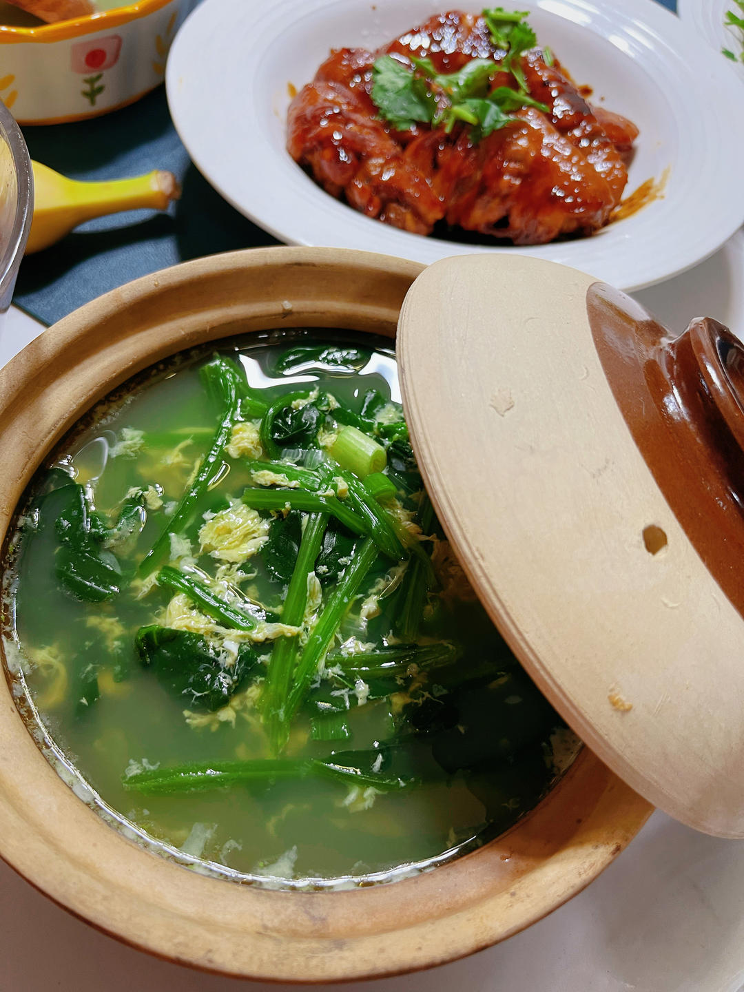 菠菜鸡蛋汤