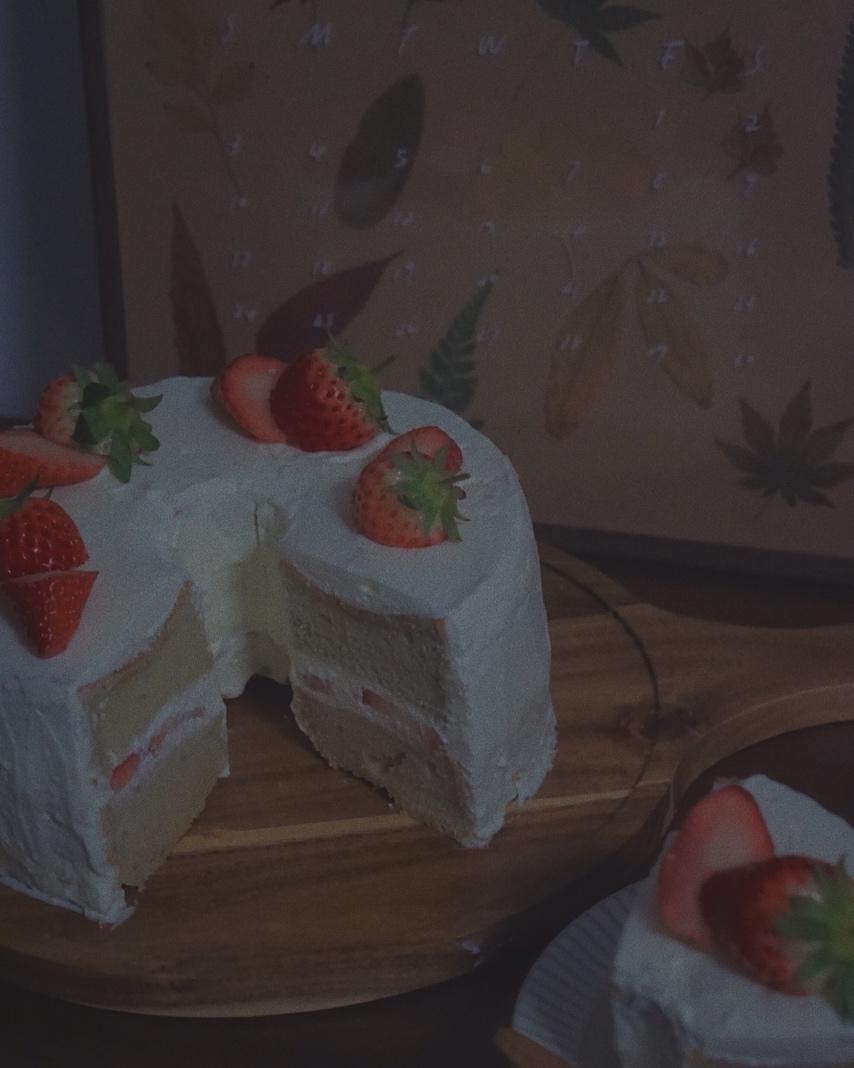 椰子芋头戚风蛋糕