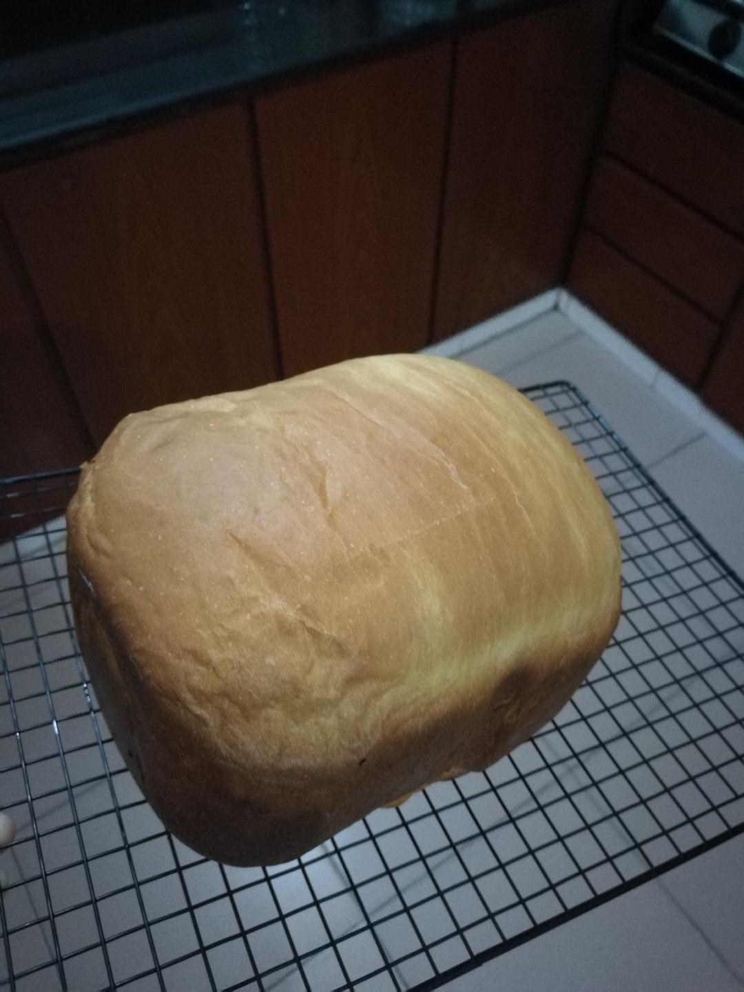 超级好吃的原味面包（面包机版）