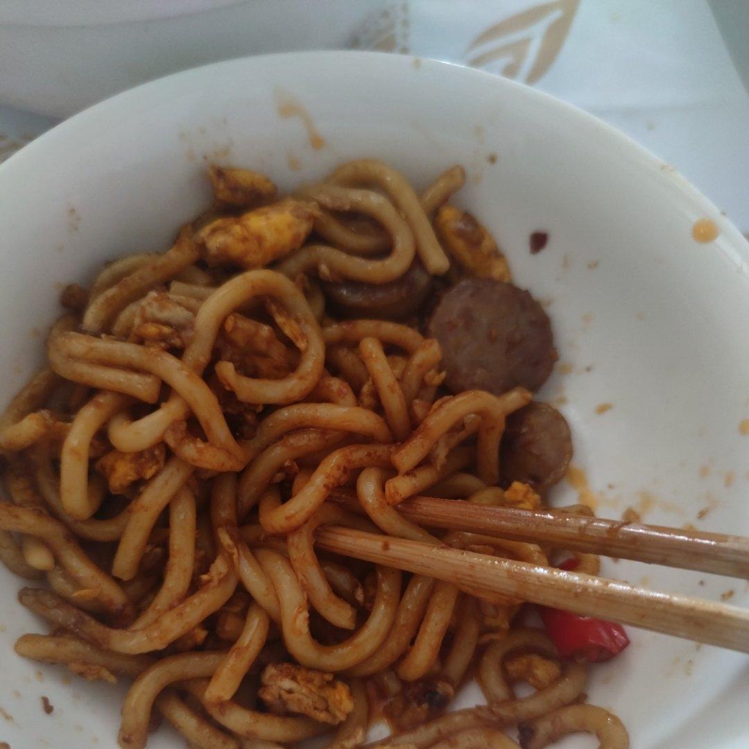 绝啊！炒乌冬面