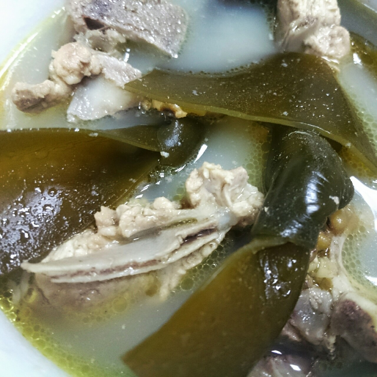 绿豆海带排骨汤