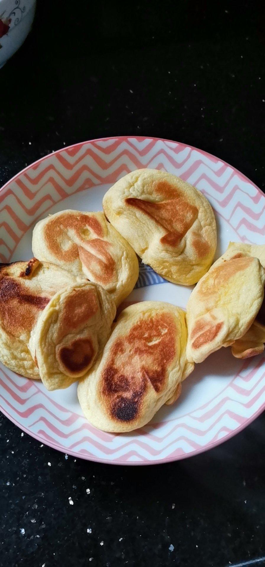 不用烤箱 15分钟无油低糖的舒芙蕾蛋糕松饼 🥞 蓬松绵软
