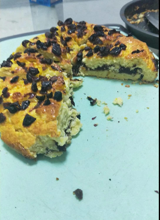 红豆蔓越莓司康（松饼）