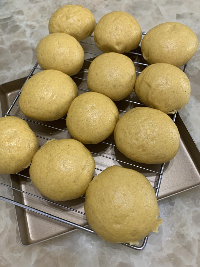 全麦南瓜无糖豆沙包