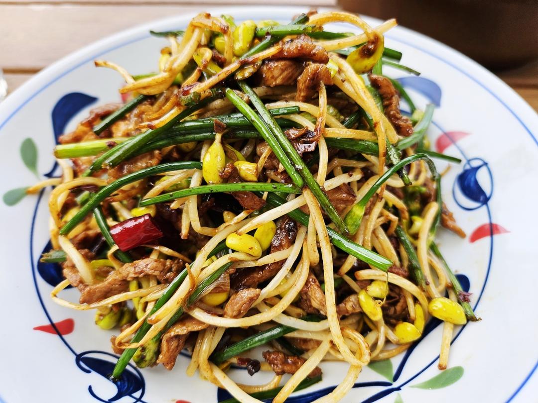 爆炒黄豆芽
