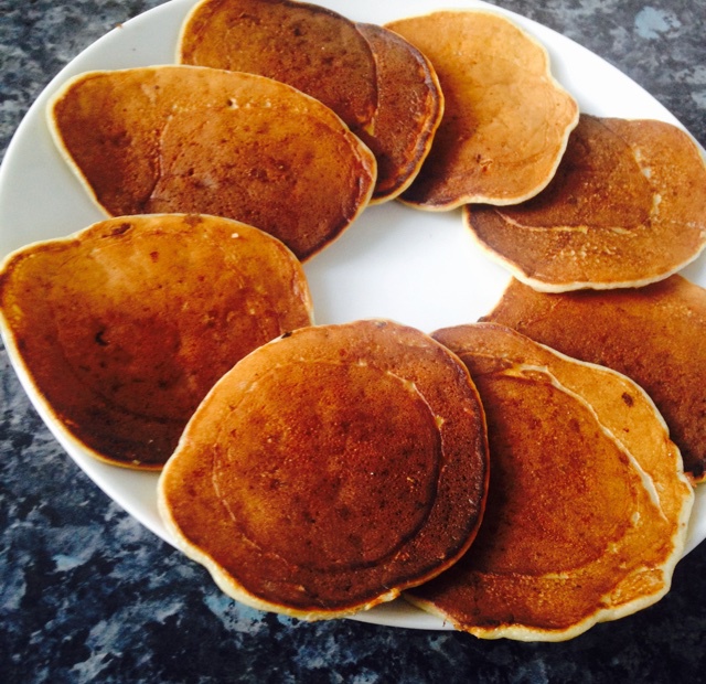 香蕉松饼（健身早餐可以有）