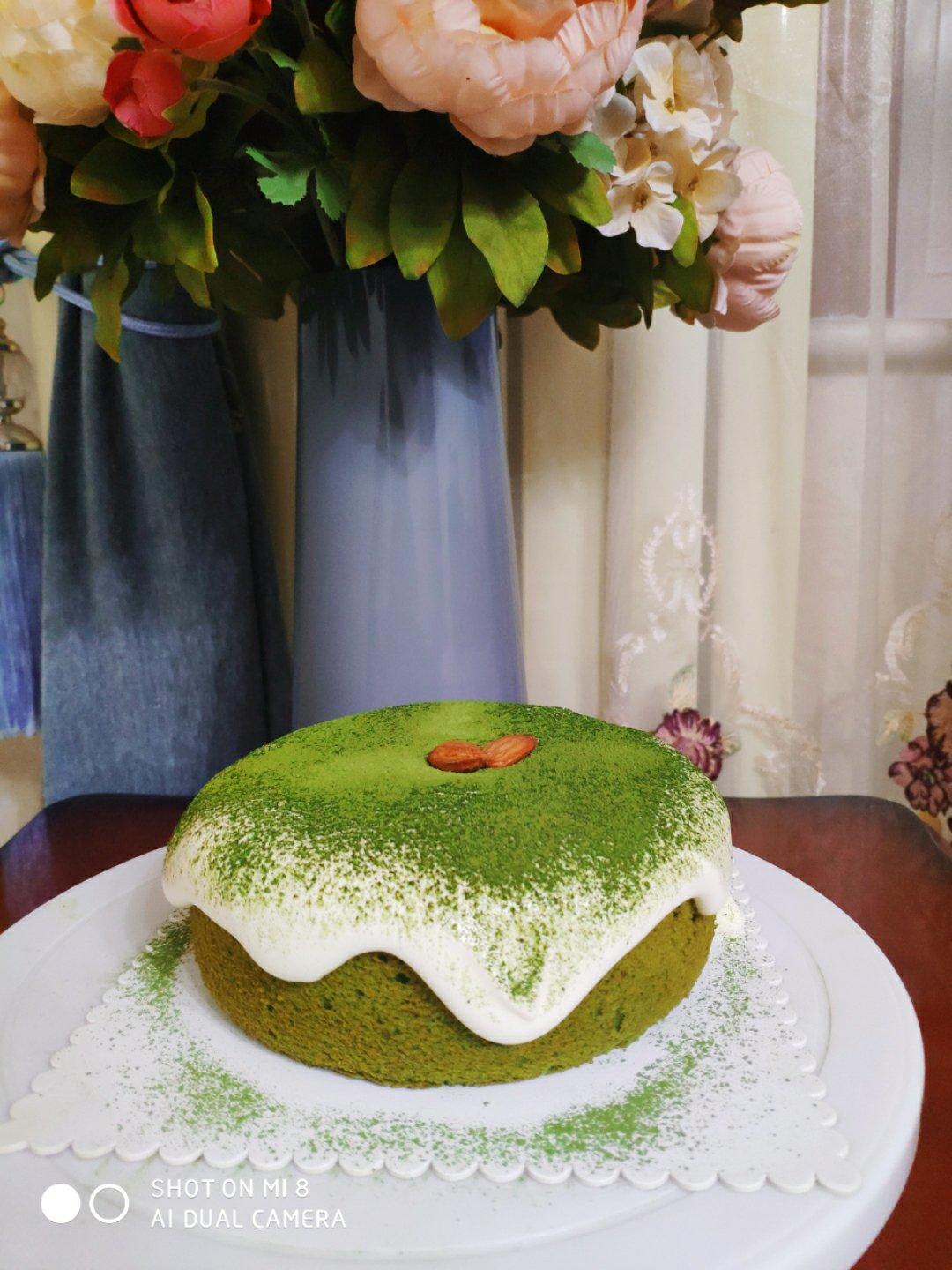 抹茶雪崩爆浆蛋糕