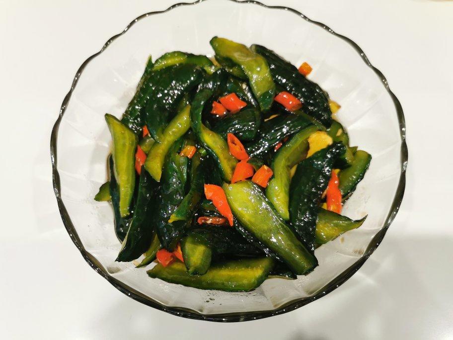 超好吃，超简单，超下饭❗酸辣开胃的腌黄瓜。