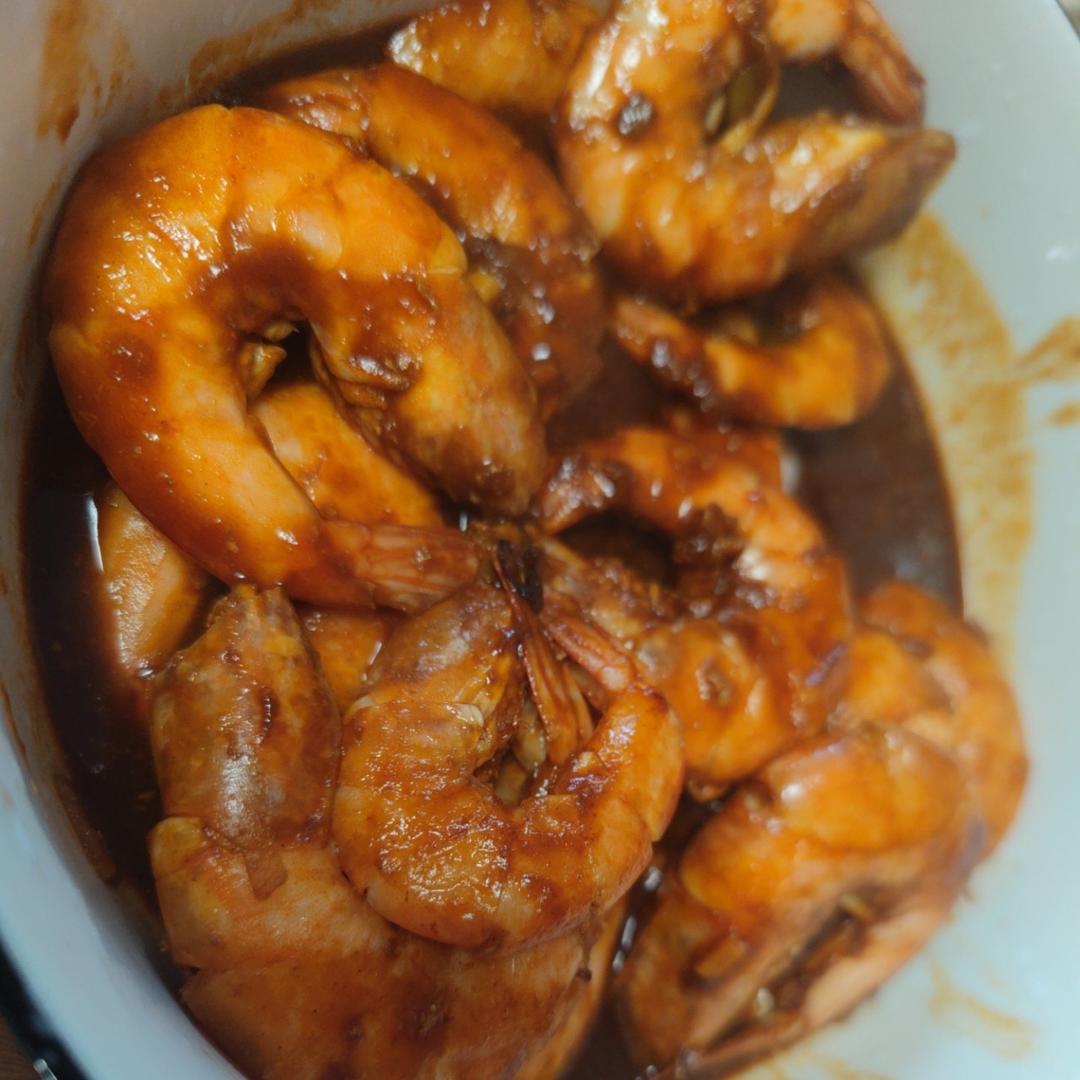 家庭版油焖大虾