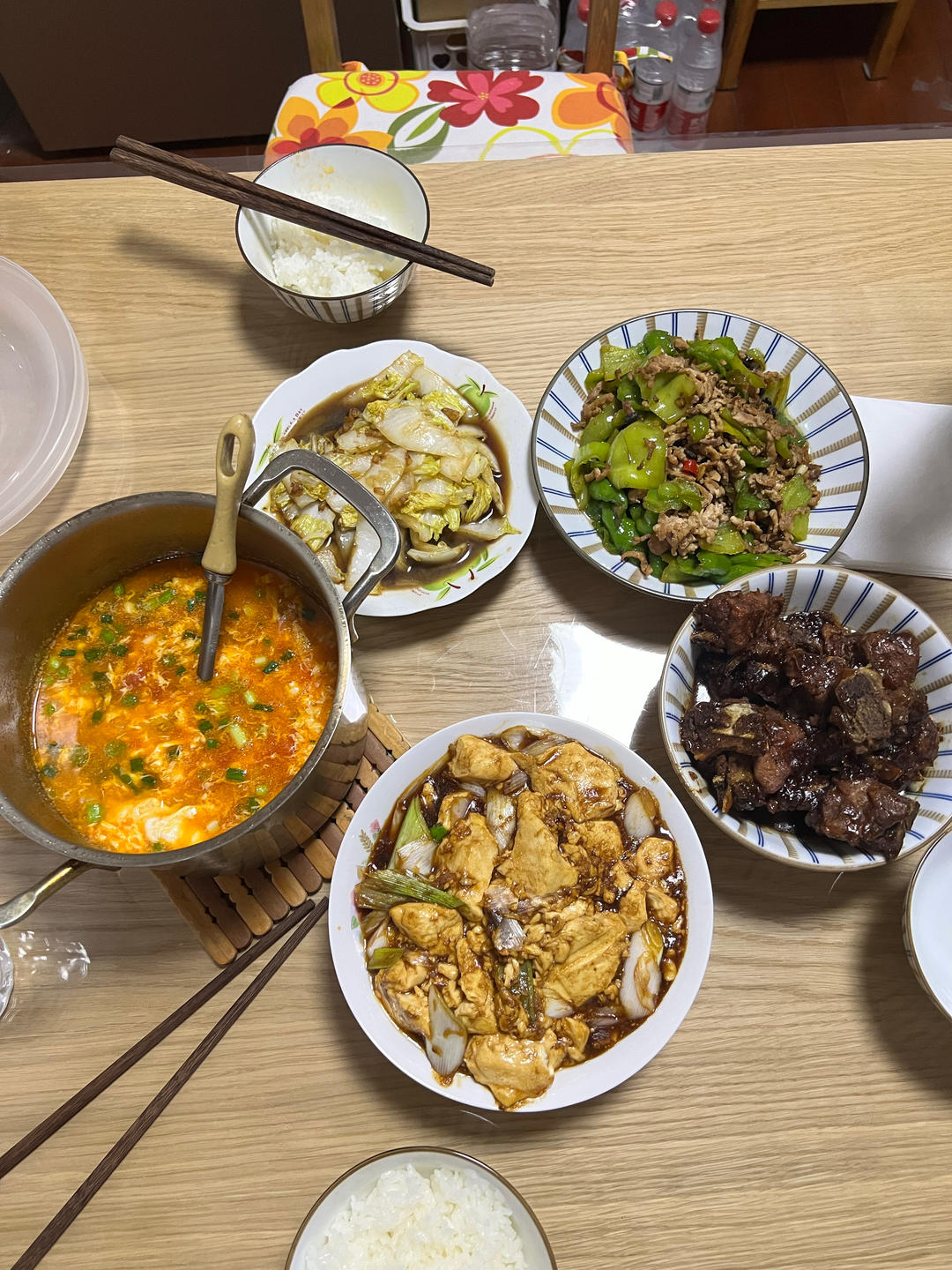 大葱烧豆腐